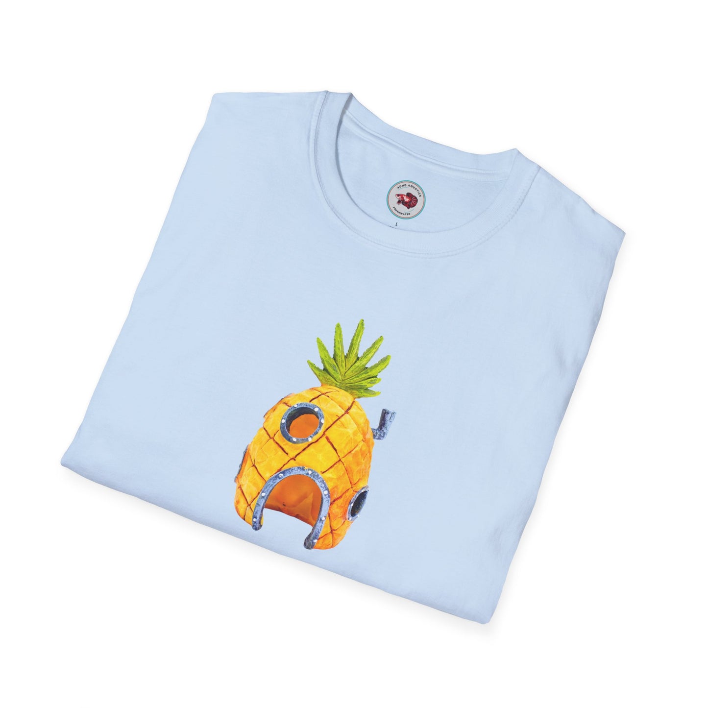 That Dreaded Pineapple Is At It Again Unisex Softstyle T-Shirt by ADHD Aquatics