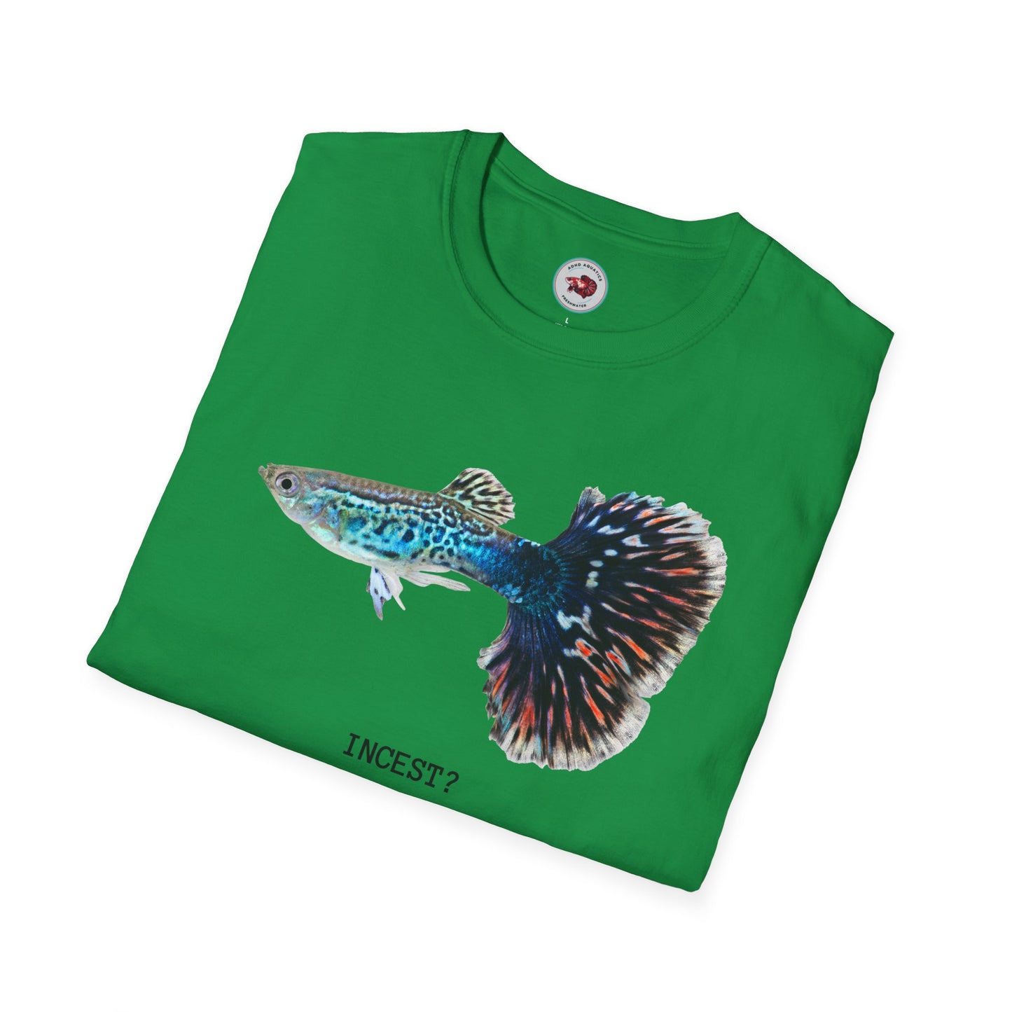 Guppy Line Breeding Unisex Softstyle T-Shirt by ADHD Aquatics