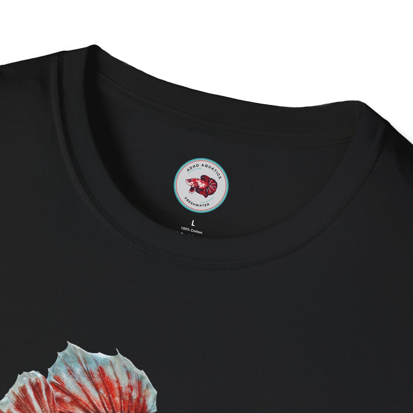 Ask Me About My Bettas Unisex Softstyle T-Shirt by ADHD Aquatics