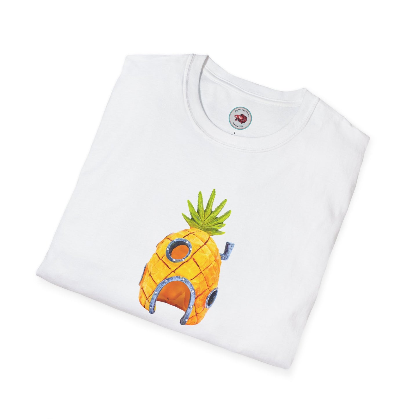 That Dreaded Pineapple Is At It Again Unisex Softstyle T-Shirt by ADHD Aquatics