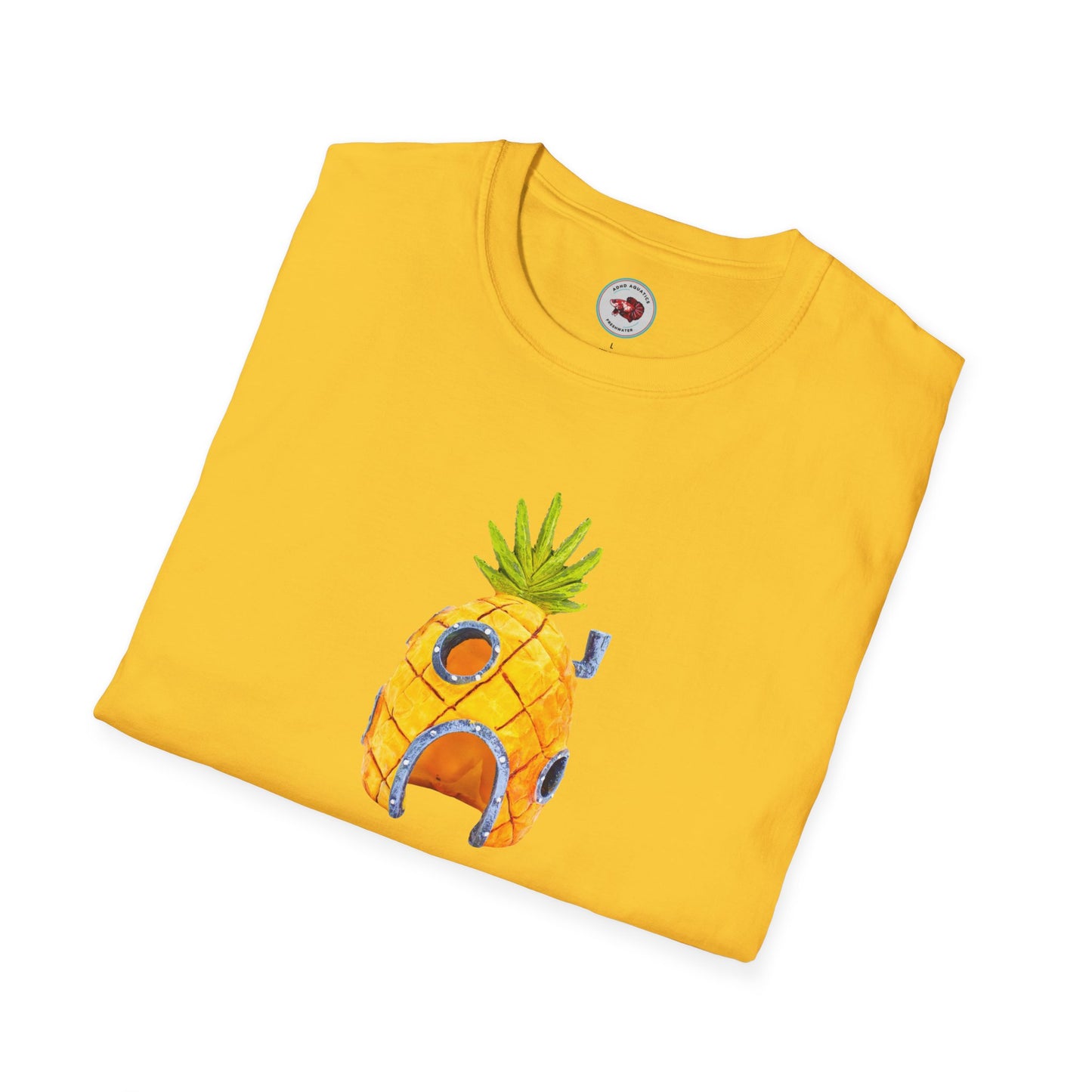 That Dreaded Pineapple Is At It Again Unisex Softstyle T-Shirt by ADHD Aquatics