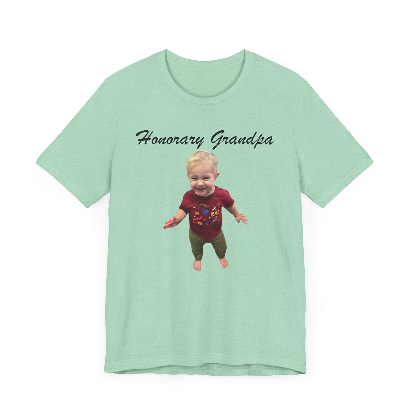 Honorary Grandpa - Unisex Jersey Short Sleeve Tee